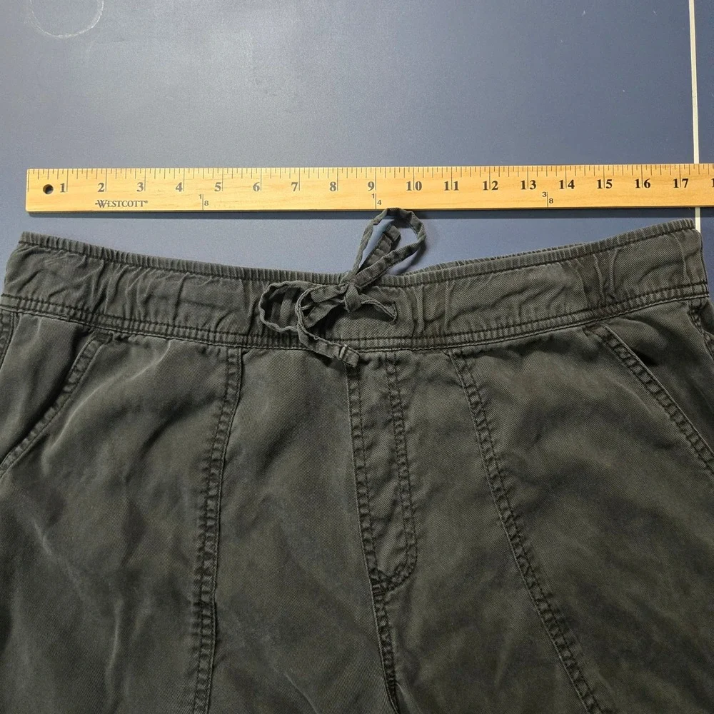Orvis Faded Black Cargo Pants Elastic Drawstring Utility Gorpcore Men's M